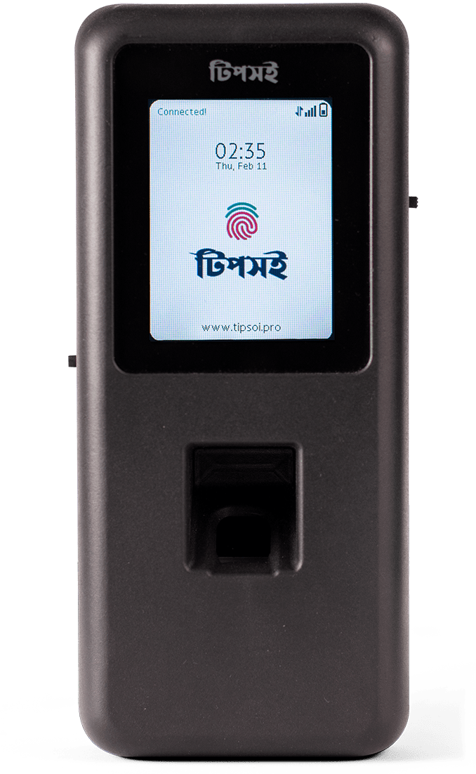 Tipsoi TF 80 Fingerprint, RFID Device, Made in Bangladesh
