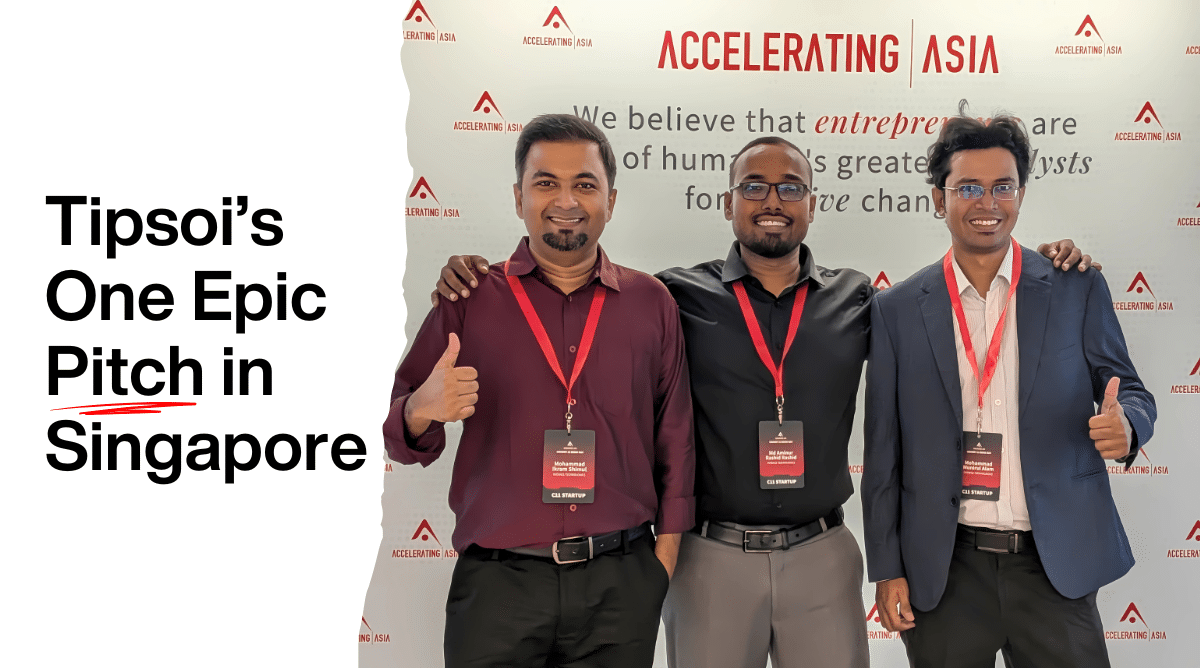 One Pitch, Global Impact: Tipsoi’s Singapore Win Shocks Investors!