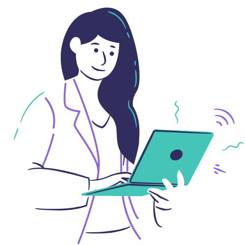 Woman sharing Tipsoi referral code on tablet device