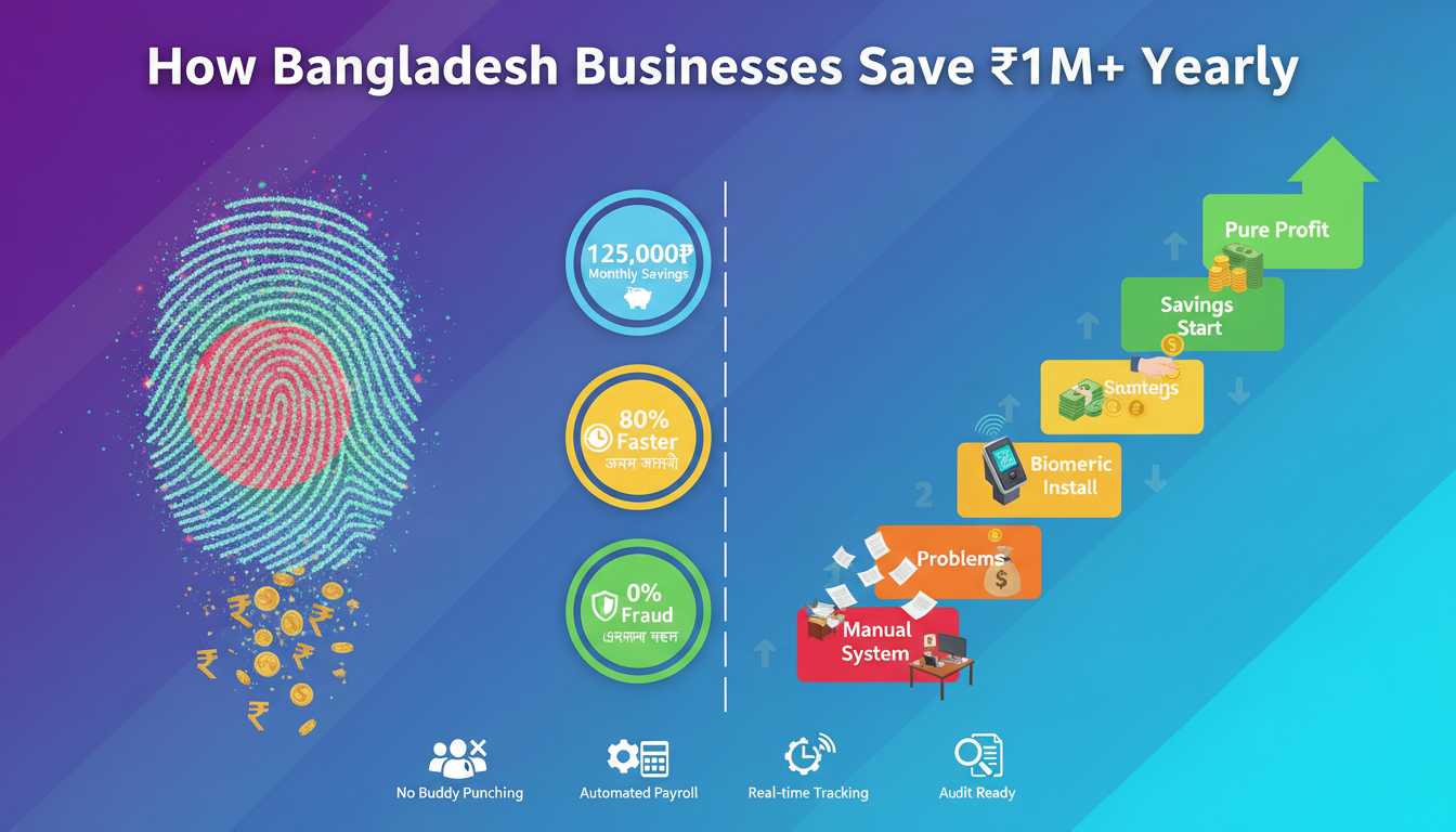 How to Save Money with Biometric Attendance System