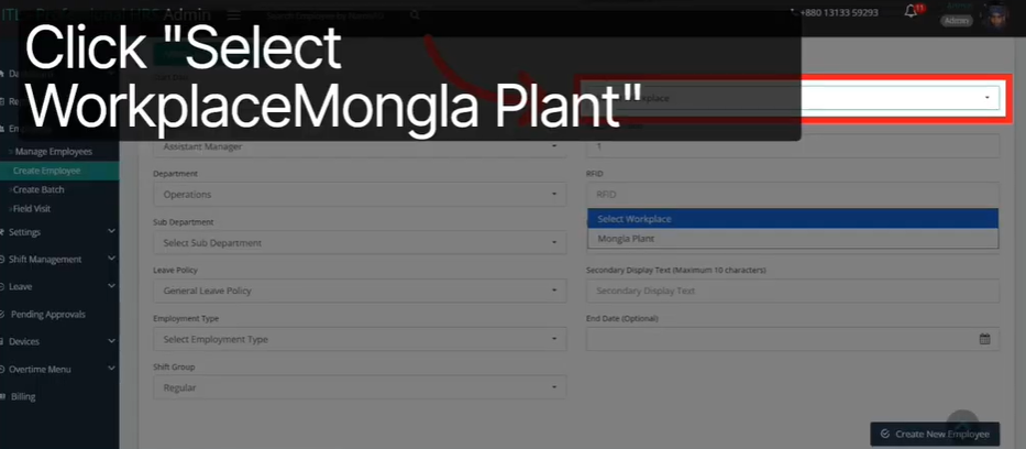 How To Successfully Implement Employee Database Management Software In Your Workplace 4 Configuring workplace location and shift groups for automated tracking in HR software.