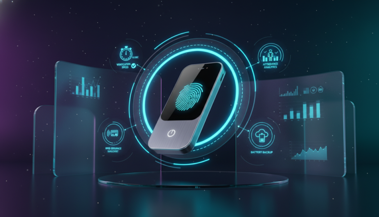 Munirul Alam 4 Fingerprint Attendance Device with Battery Backup